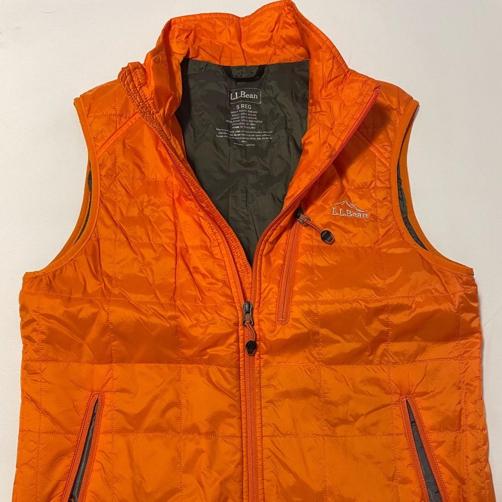 LL Bean PrimaLoft Packaway Vest, Men’s Size Small